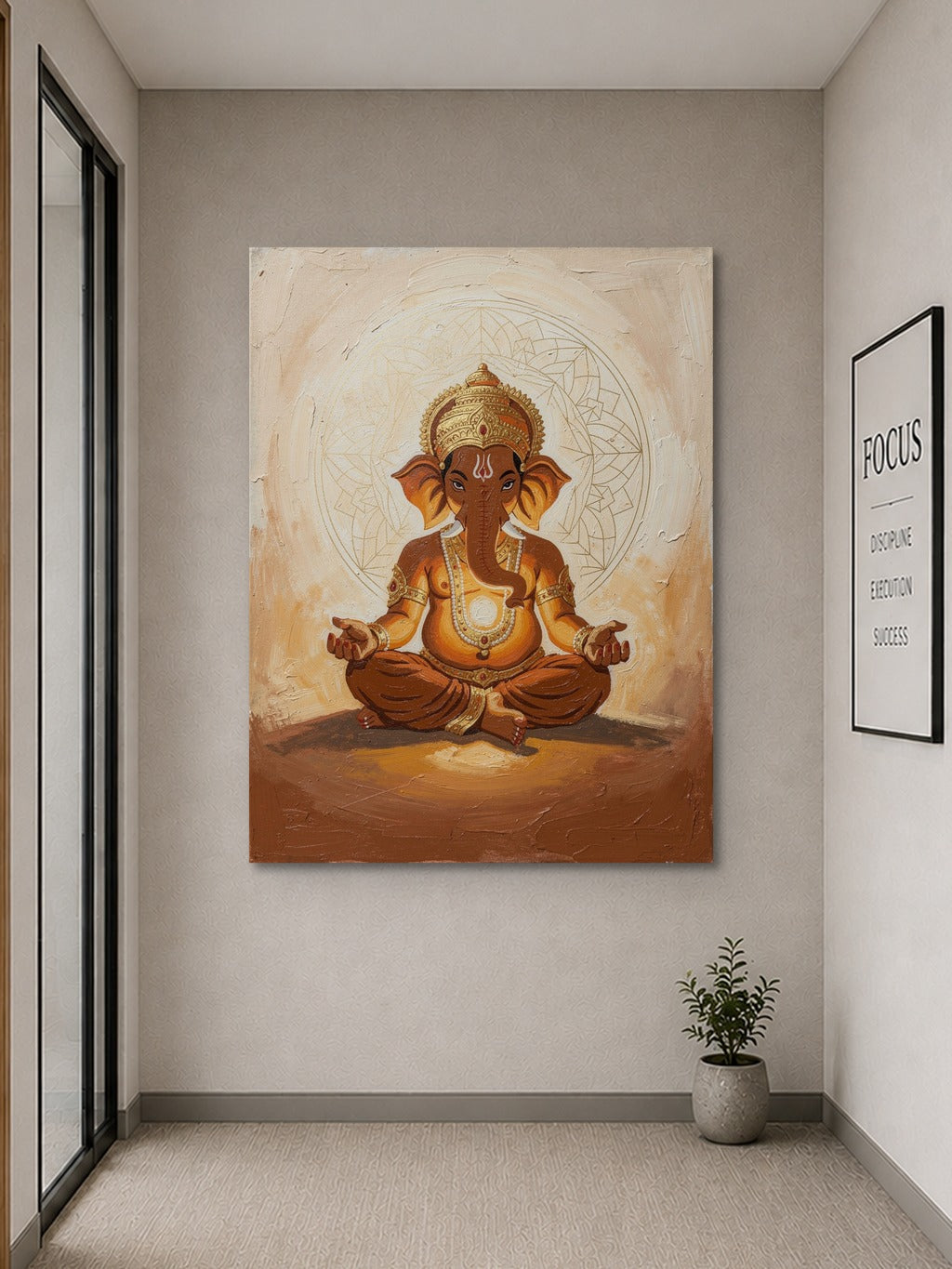 Ganesha Minimalist Fine Art — room 9