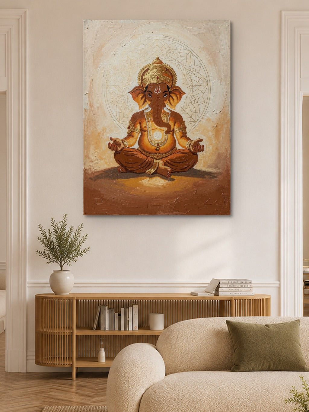 Ganesha Minimalist Fine Art — room 6
