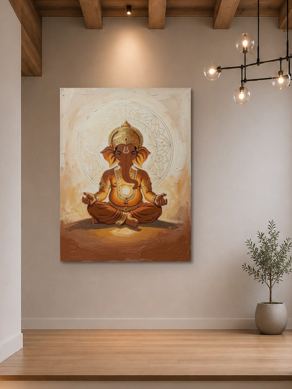 Ganesha Minimalist Fine Art — room 7