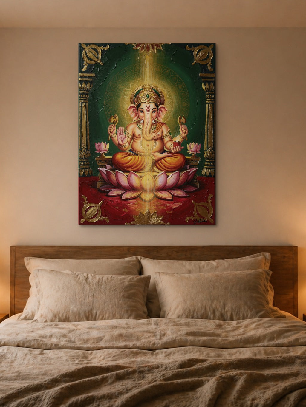 Ganesha Pichwai Fusion Art — room 4
