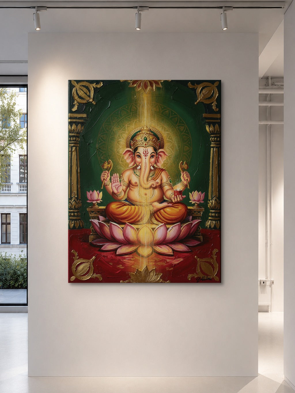 Ganesha Pichwai Fusion Art — room 5