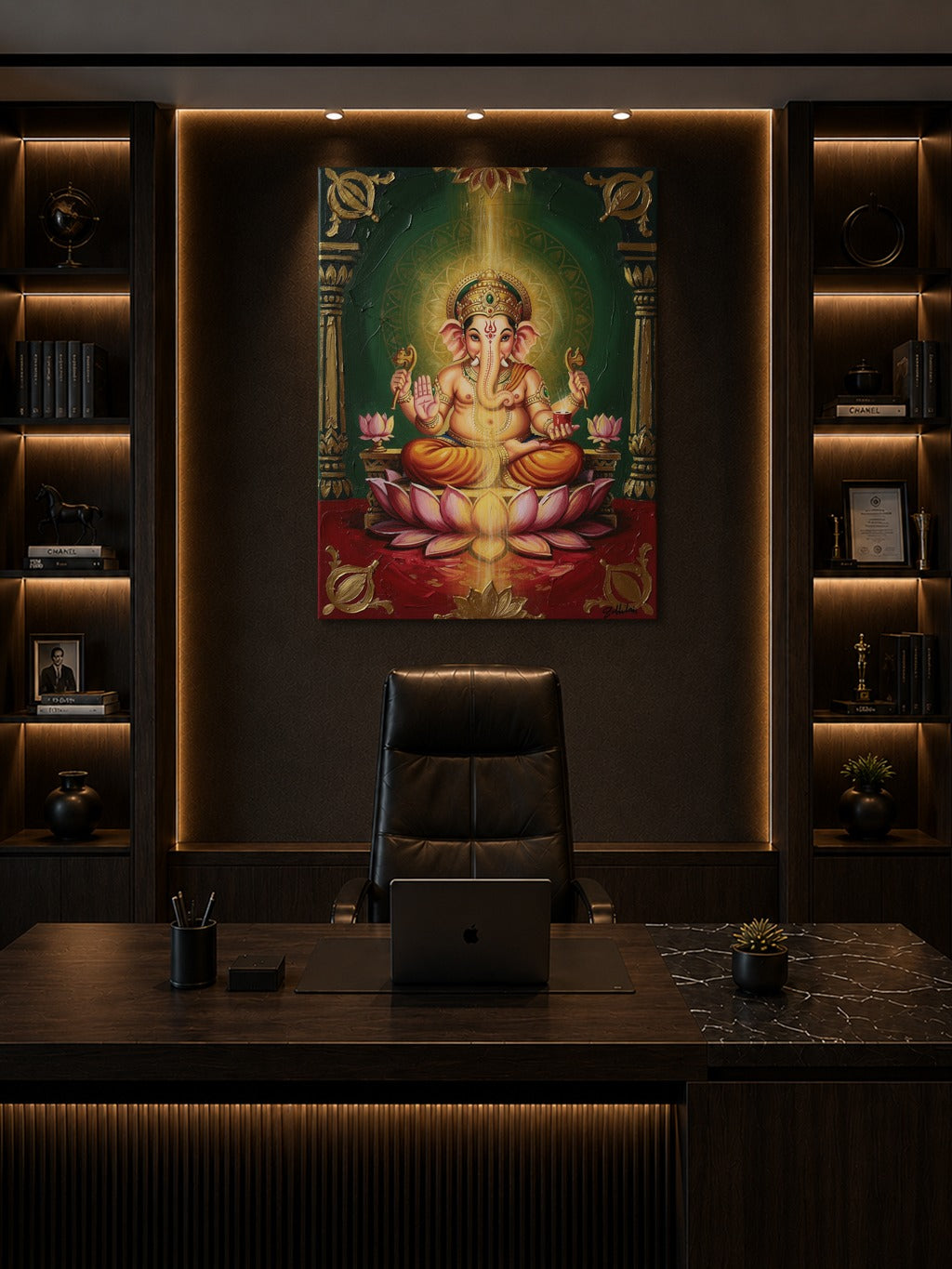 Ganesha Pichwai Fusion Art — room 8