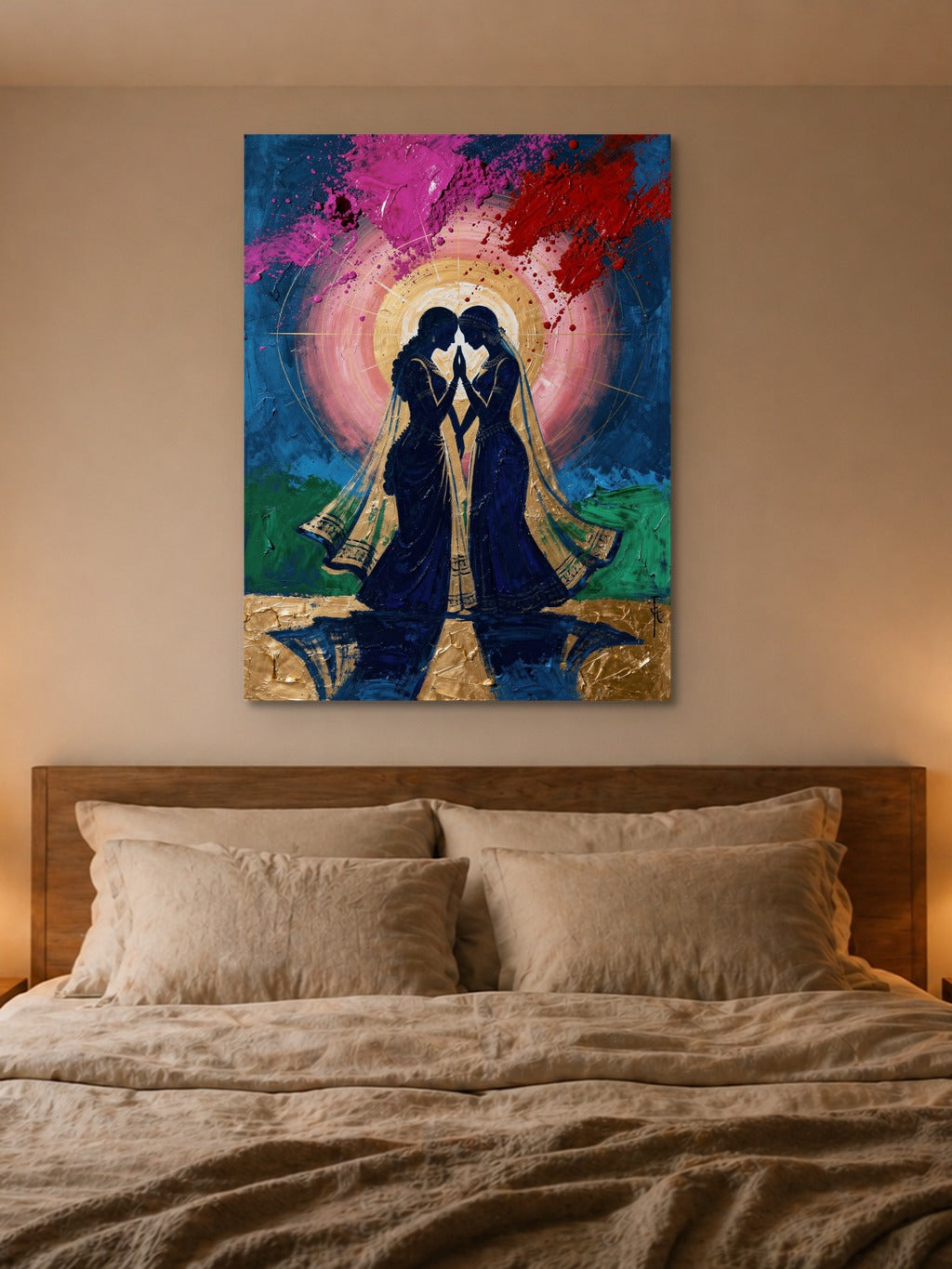 Radha Krishna Holi Divine Art — room 4
