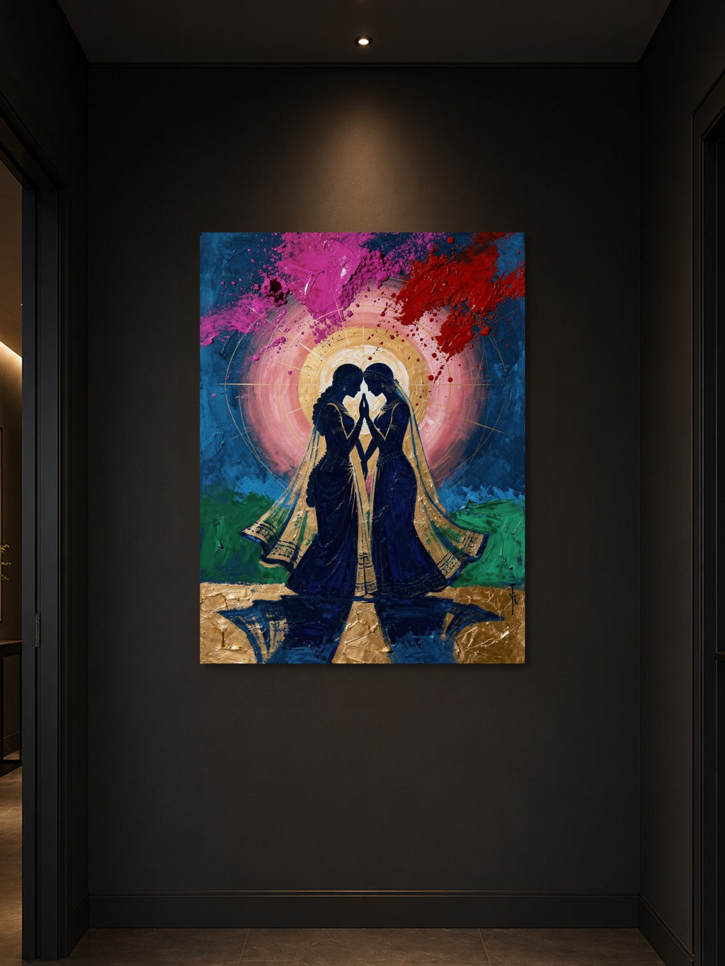 Radha Krishna Holi Divine Art — room 3