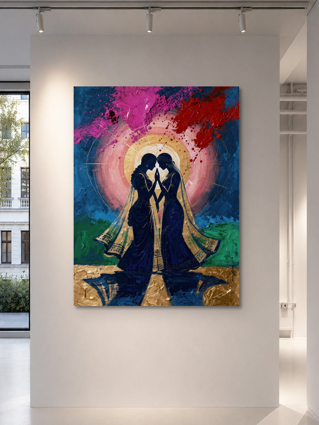 Radha Krishna Holi Divine Art — room 5