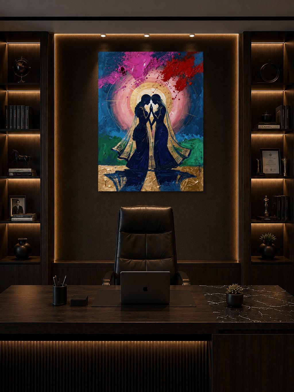 Radha Krishna Holi Divine Art — room 8