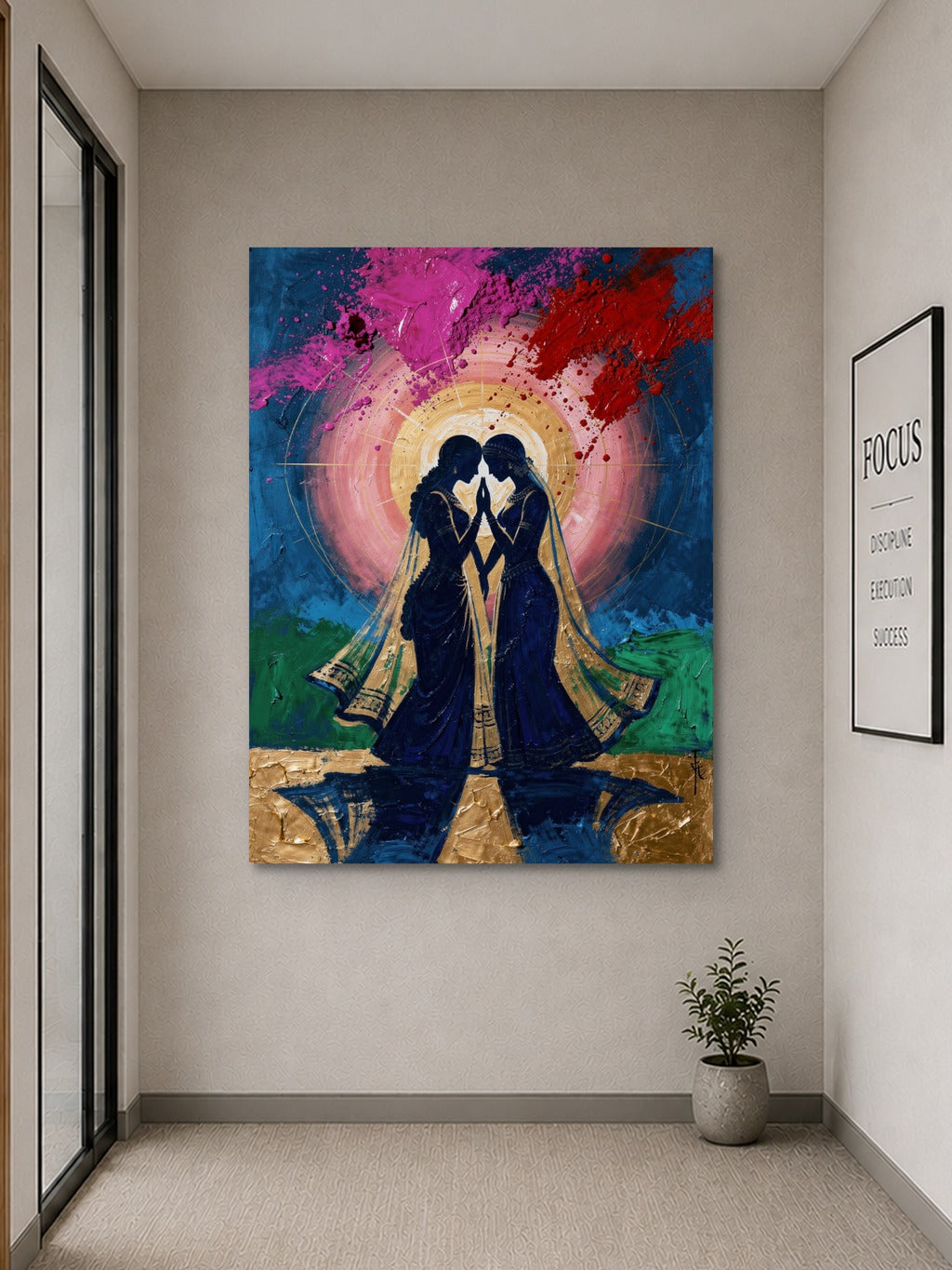 Radha Krishna Holi Divine Art — room 9