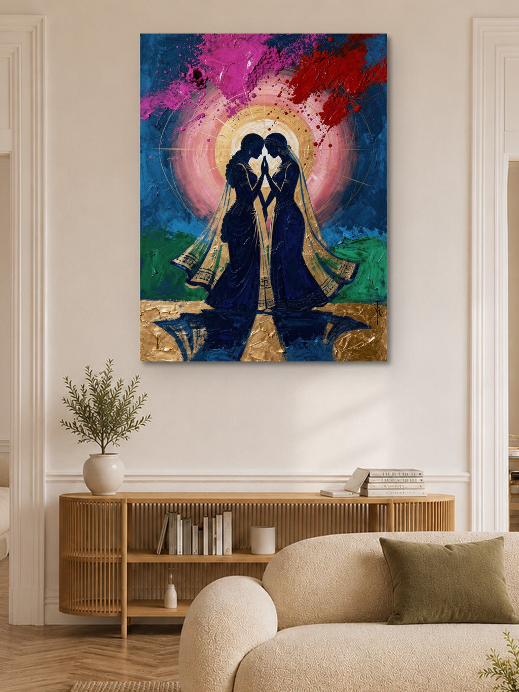 Radha Krishna Holi Divine Art — room 6