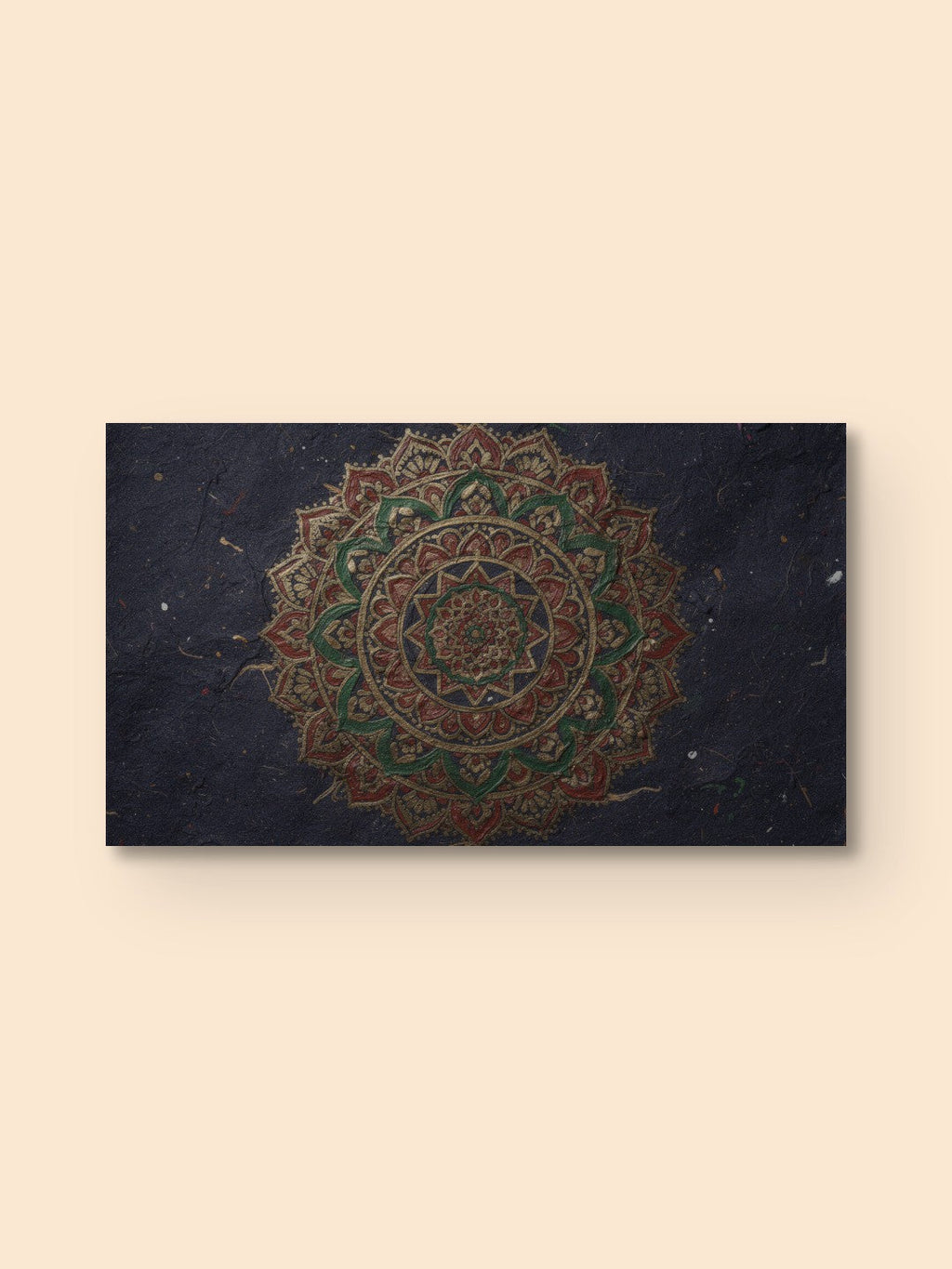 Royal Mandala Gouache Print — canvas