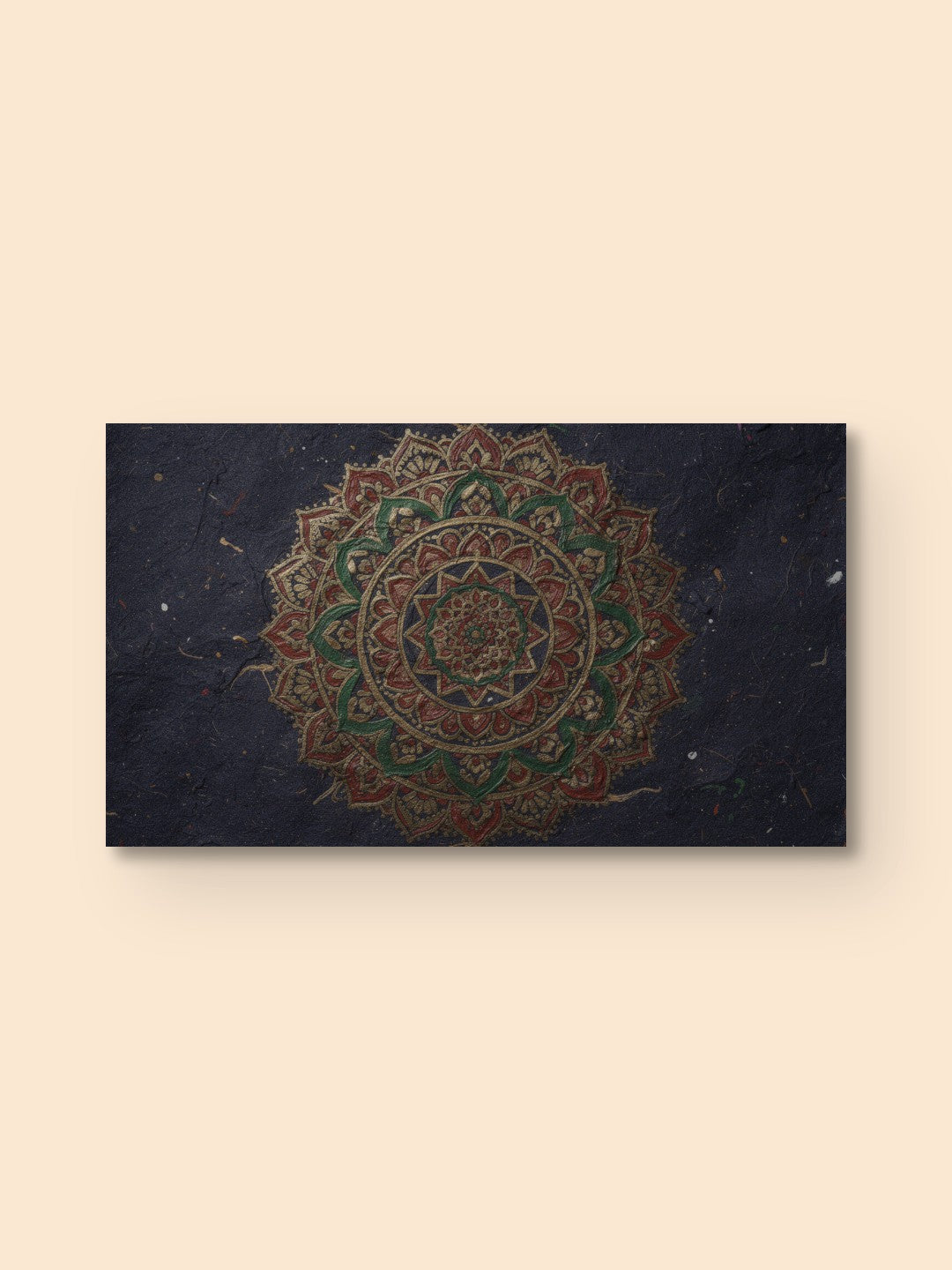Royal Mandala Gouache Print — canvas