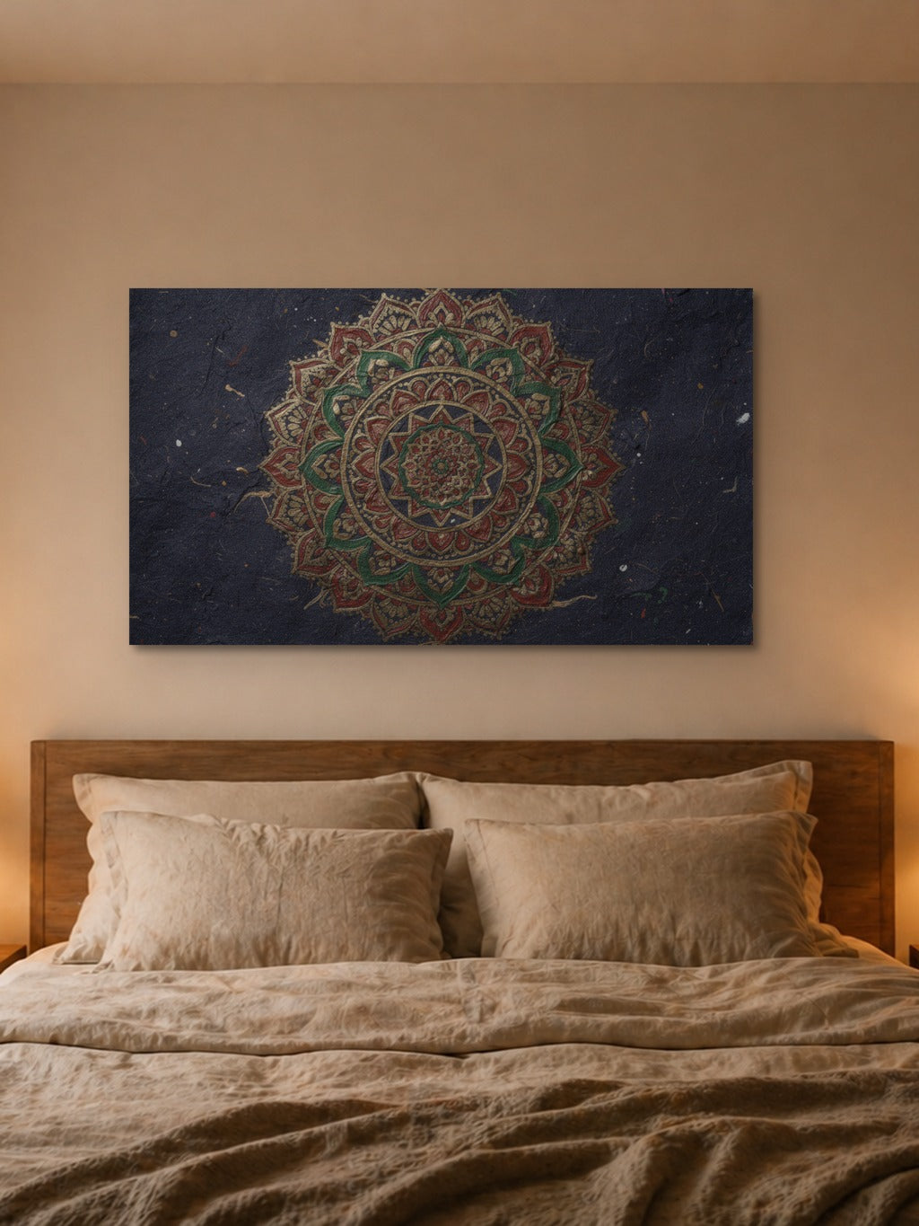 Royal Mandala Gouache Print — room 4