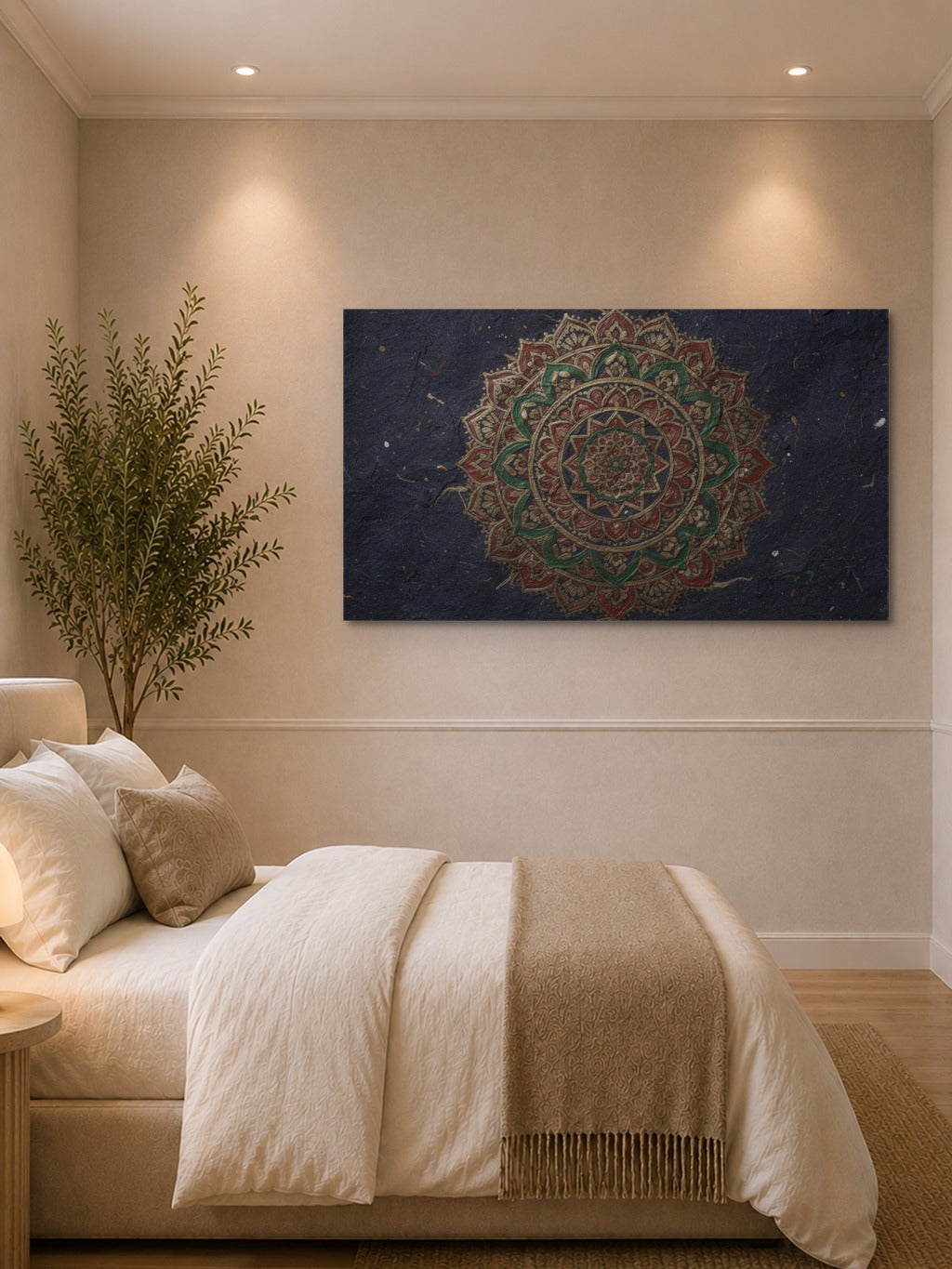Royal Mandala Gouache Print — room 1
