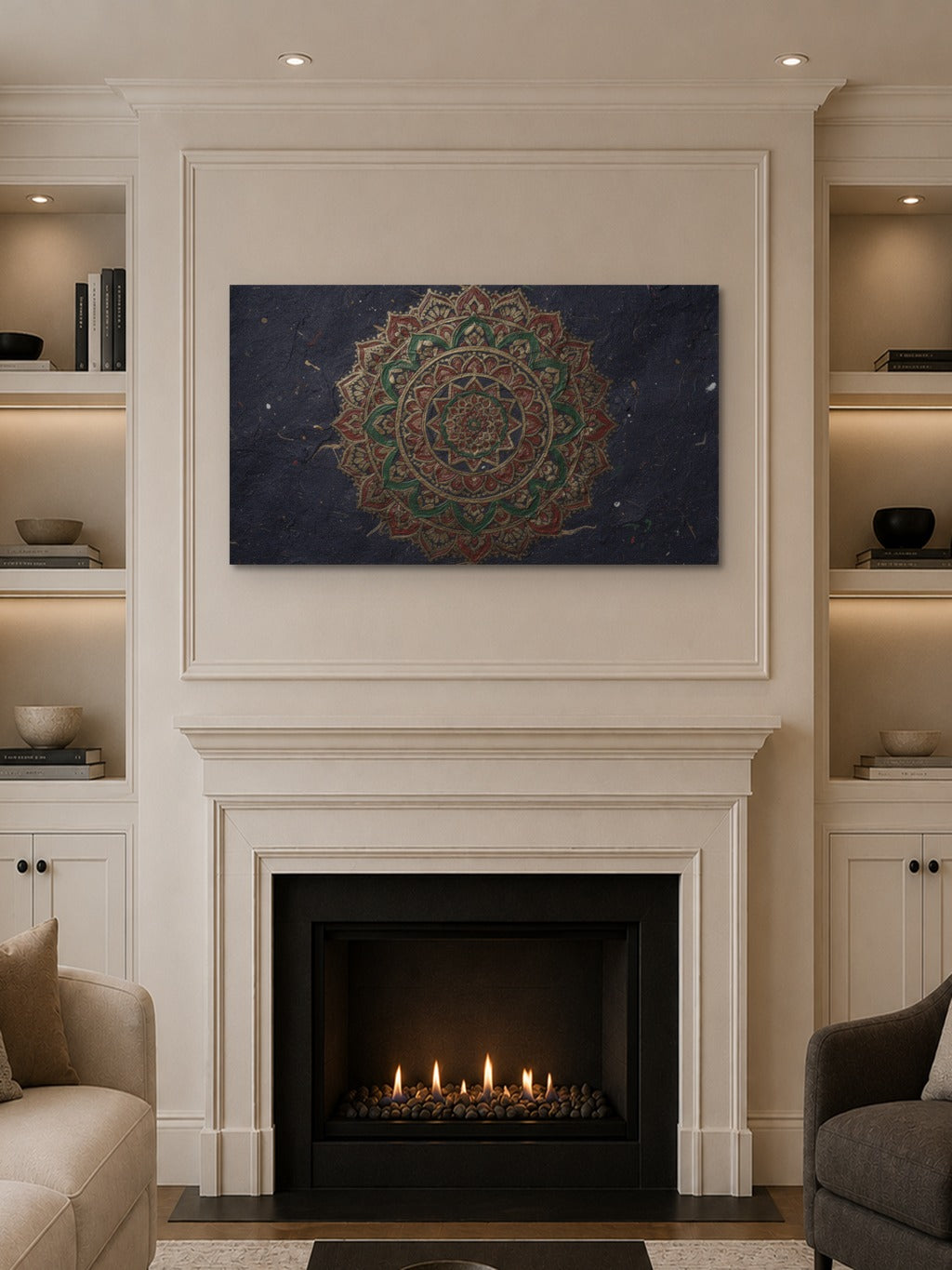 Royal Mandala Gouache Print — room 10