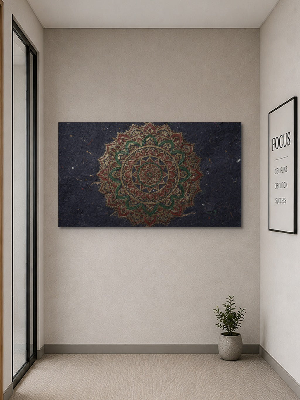 Royal Mandala Gouache Print — room 9