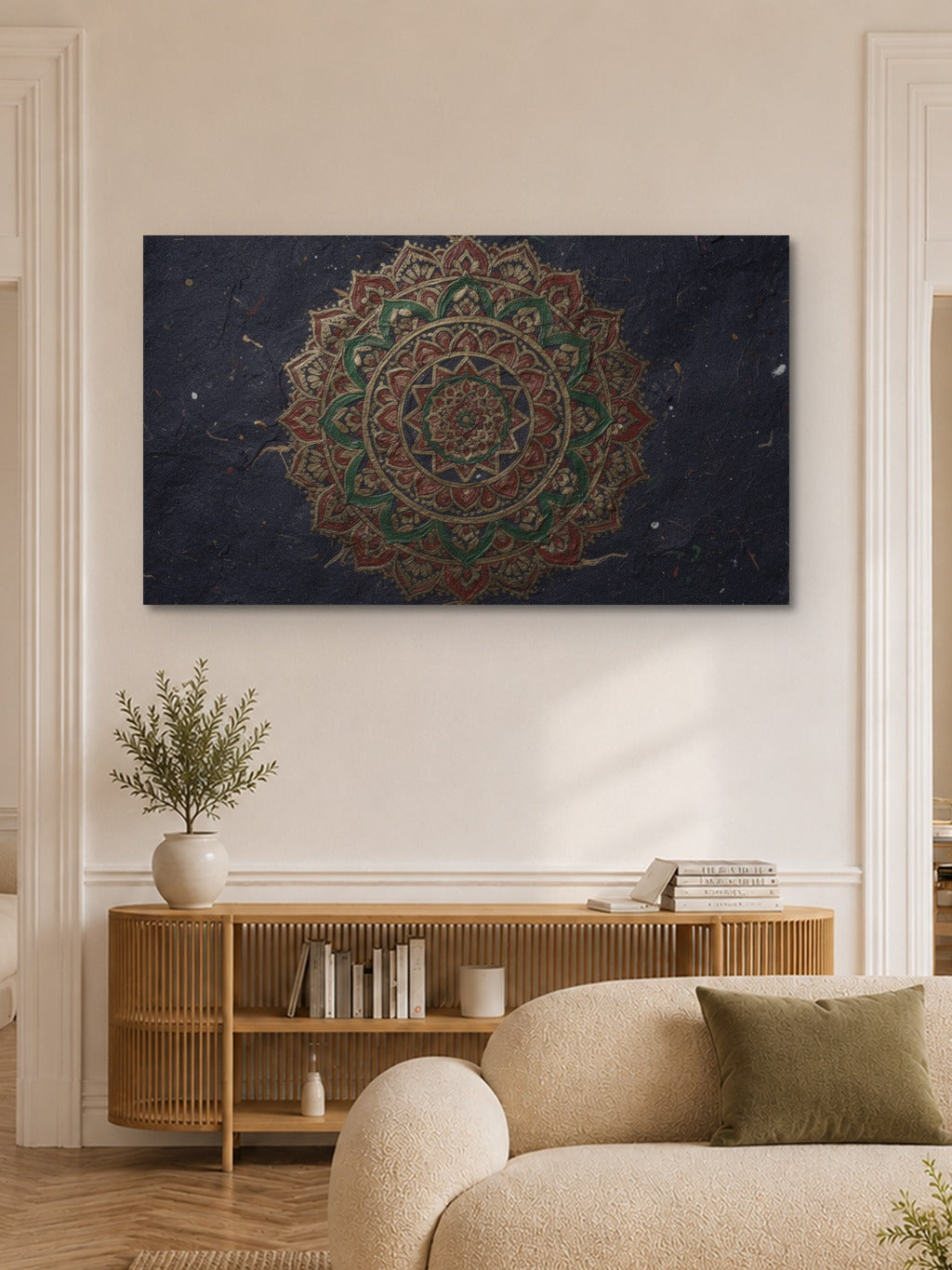 Royal Mandala Gouache Print — room 6