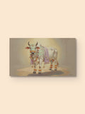 Sacred Cow Pichwai Oil Art — canvas