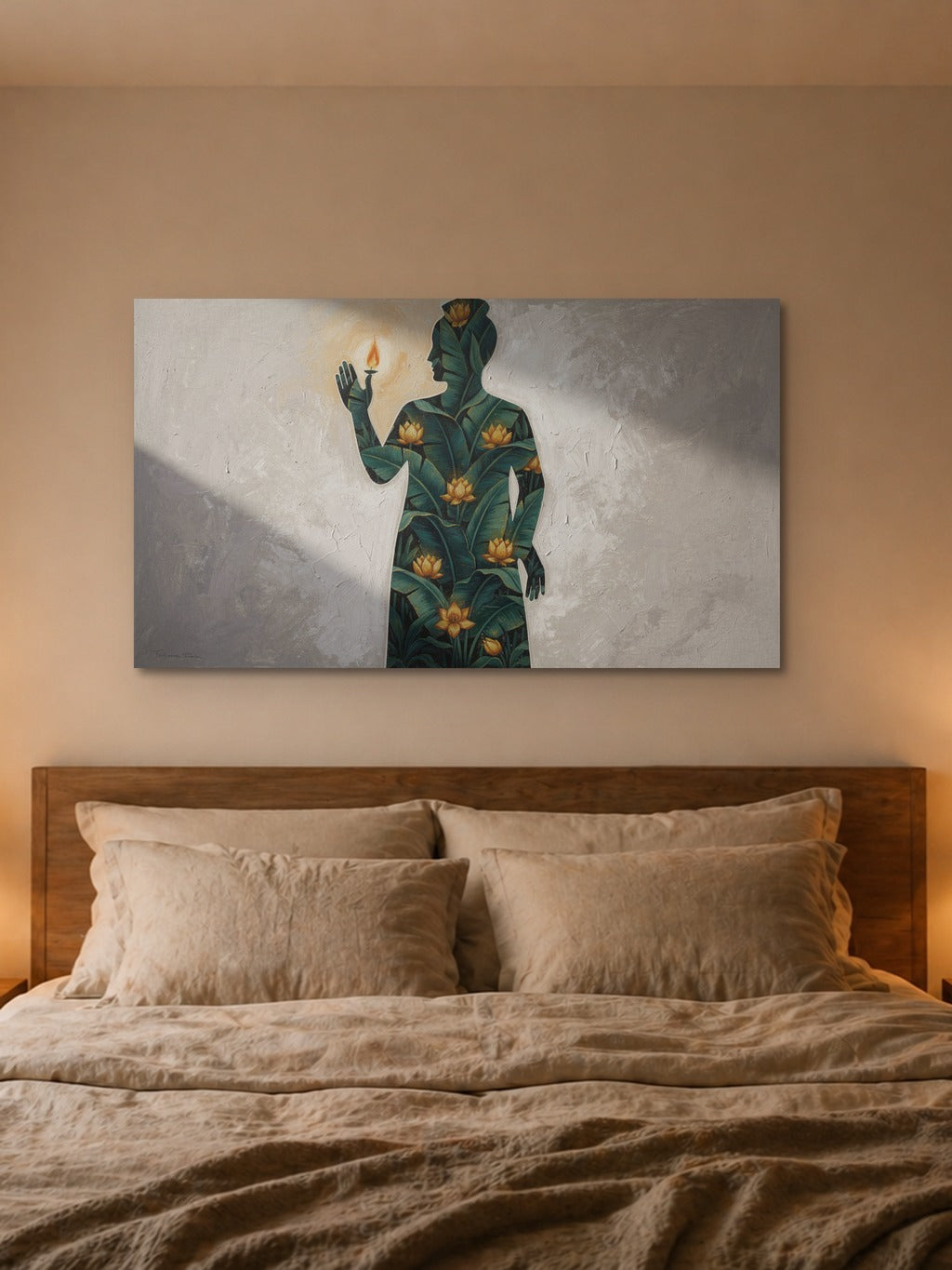 Shrinathji Pichwai Silhouette — room 4