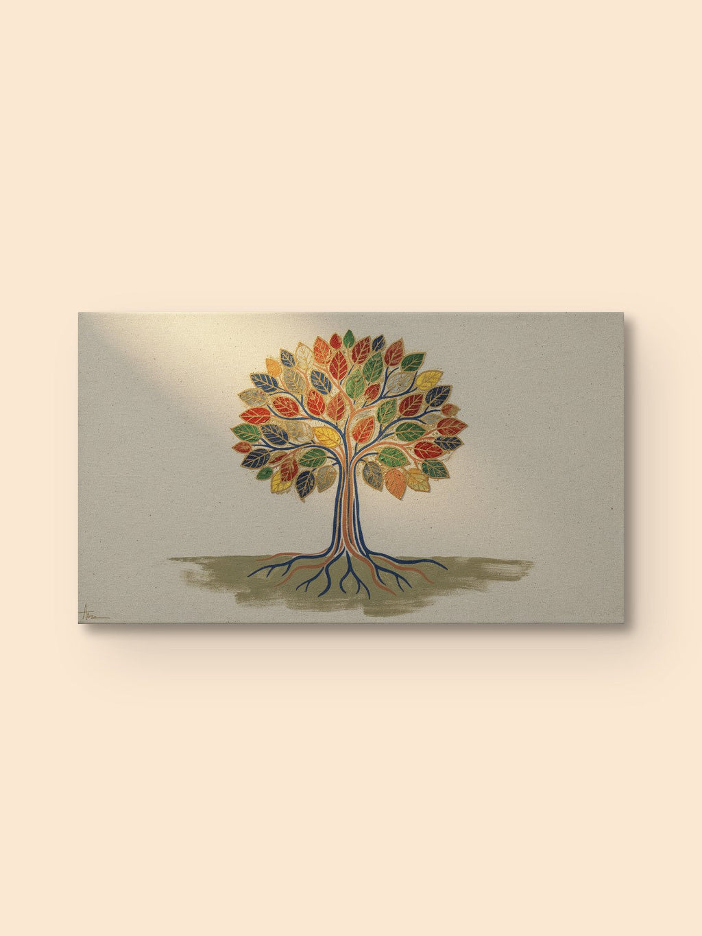 Tree of Life — Madhubani Art — canvas