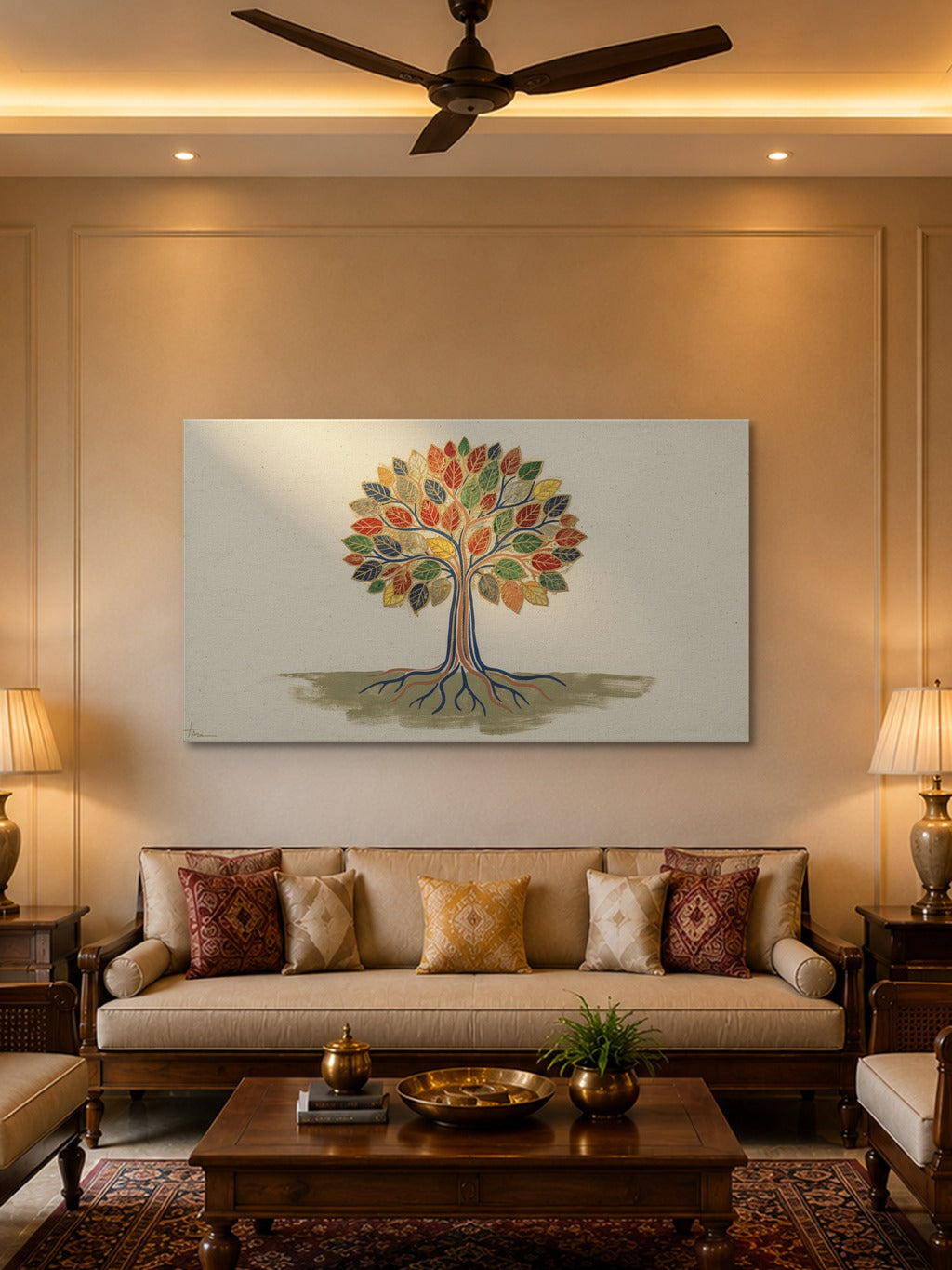 Tree of Life — Madhubani Art — room 2