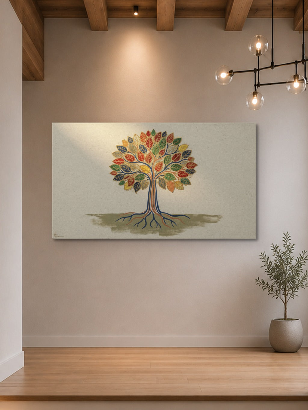Tree of Life — Madhubani Art — room 7