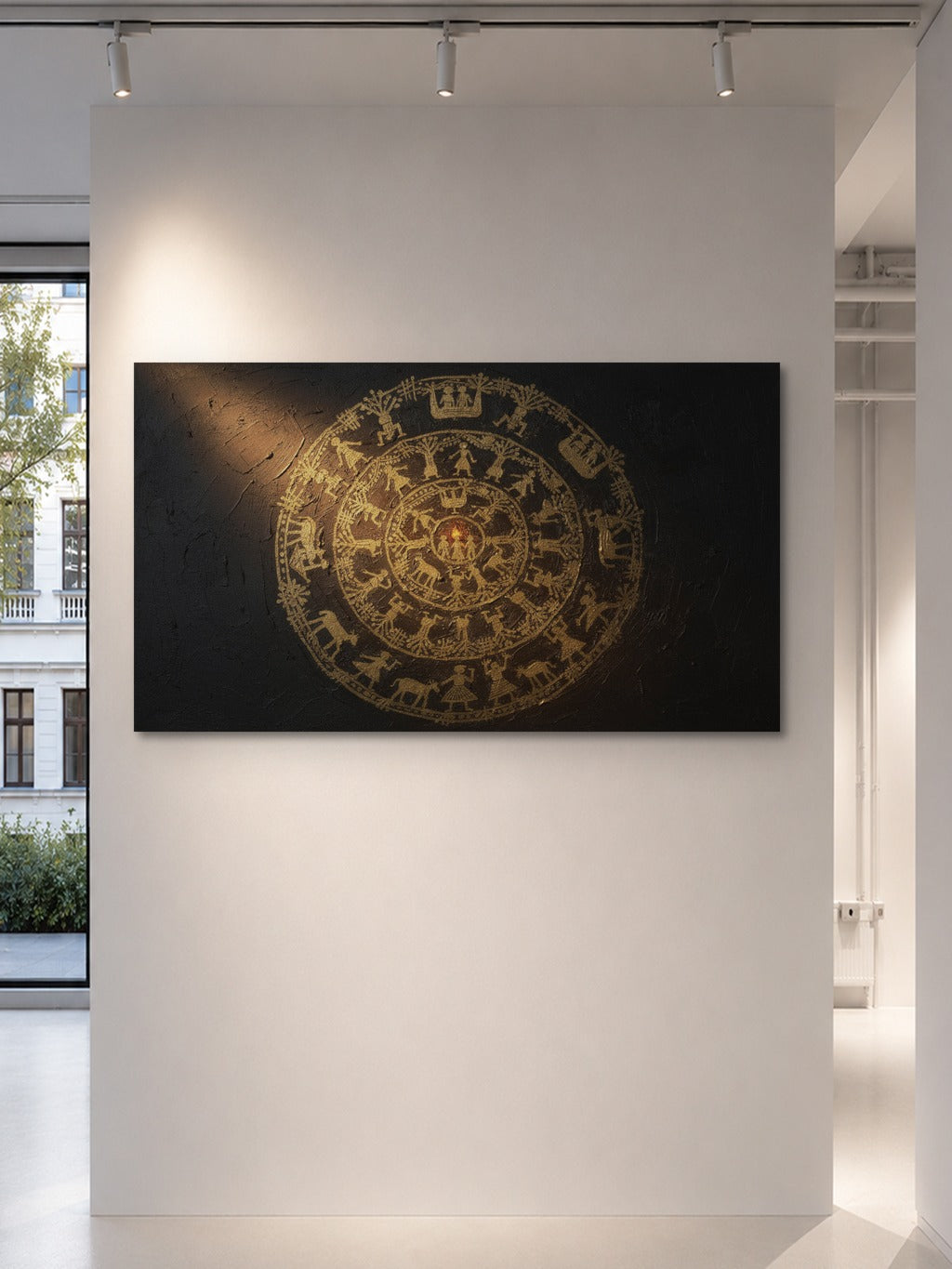 Warli Gold Dance Circle — room 5